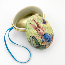 Load image into Gallery viewer, Peter Rabbit Small Tin Easter Eggs
