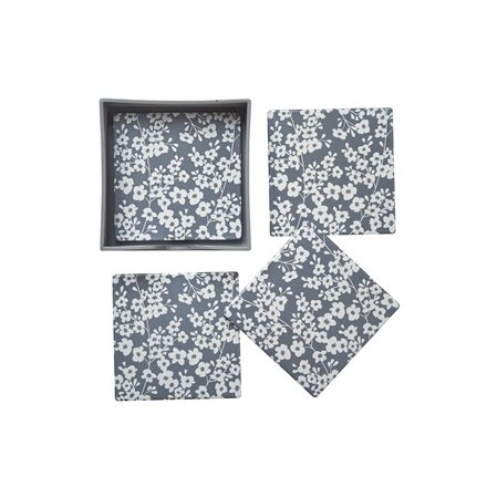 White Flower Coasters